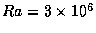 $Ra = 3 \times 10^6$